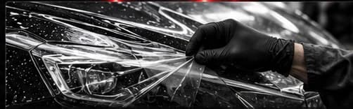 Illustrative paint protection film concept, not customer project photography